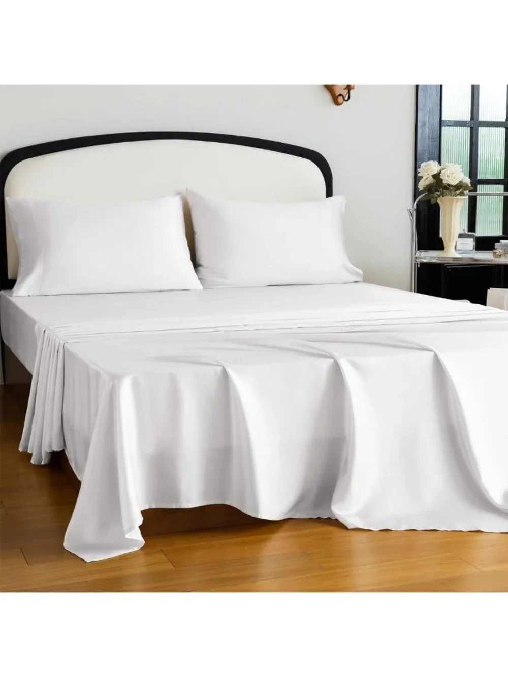 King Size Cooling Sheets Set - Silky Soft Tencel Lyocell, 16